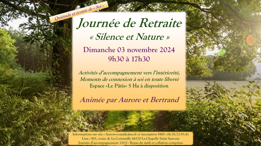 Journée de Retraite "Silence & Nature"