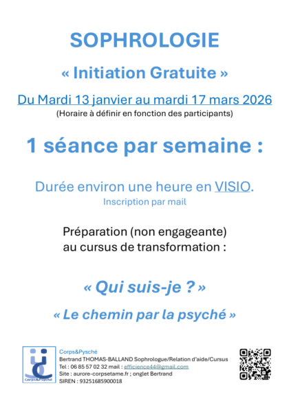 initiation sophro 10 2026